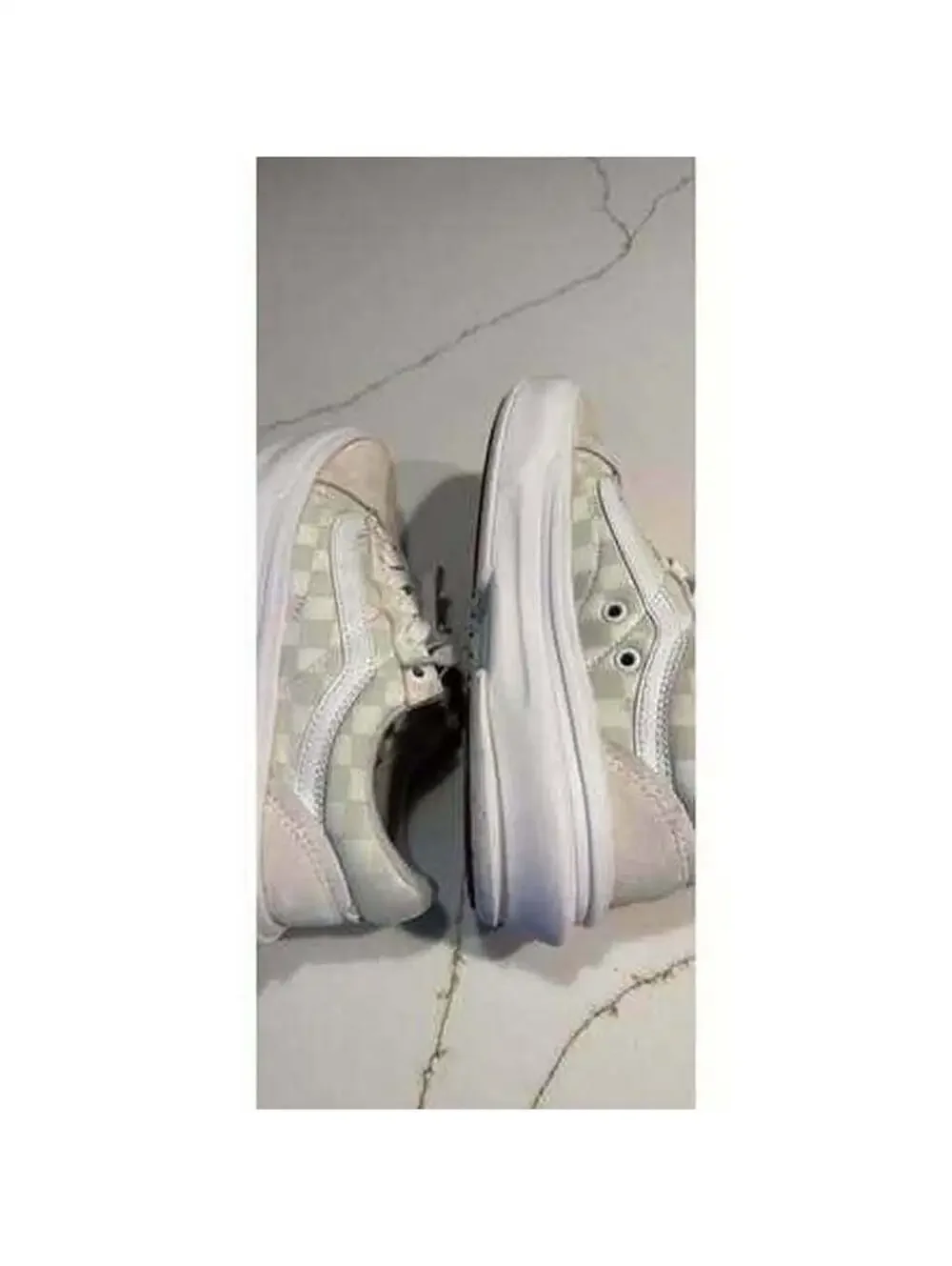 Vans Old Skool Stackform Checkerboard Shoes Size 5